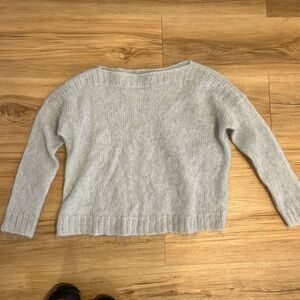 Eileen Fisher Soft Gray Crew Neck Sweater